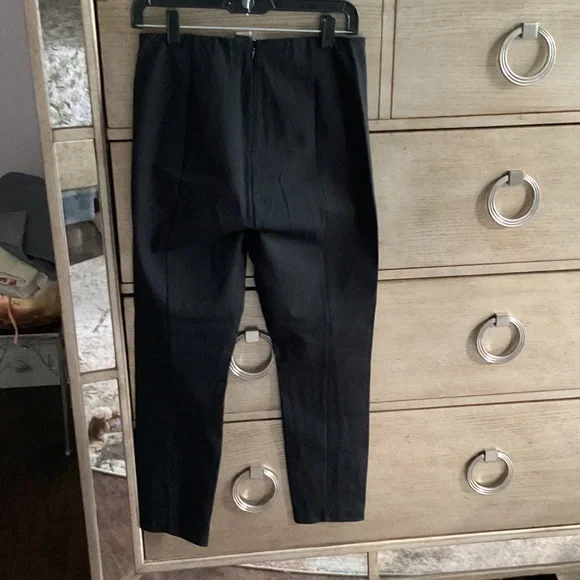 Rag & Bone Black Skinny Pants with Button Detail; size 8 - Picture 3 of 6